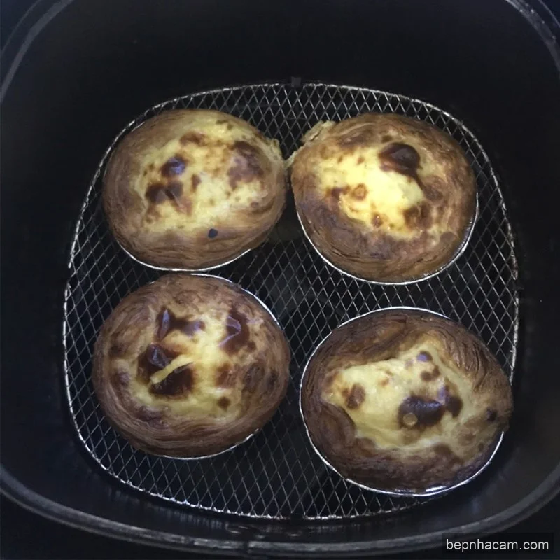 Bí Quyết Làm Bánh Tart Trứng Thơm Béo, Vỏ Giòn Rụm Bằng Nồi Chiên Không Dầu