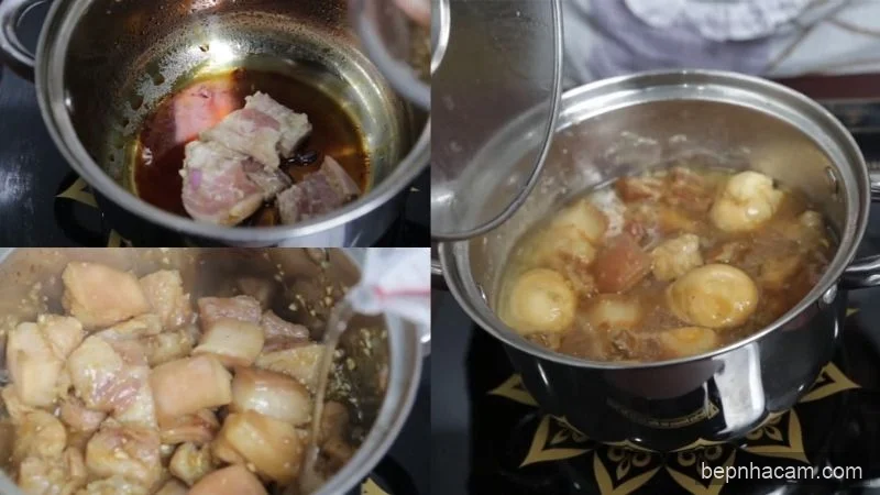 Thịt Kho Tàu Nước Dừa Thơm Lừng: Bí Quyết “Mềm Tan” Đậm Đà Của Bếp Nhà Cam!