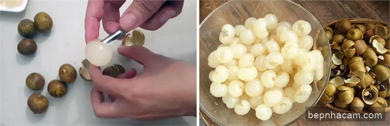 Bí quyết nấu Chè Hạt Sen Long Nhãn mềm bùi, ngọt thanh chuẩn vị nhà Cam