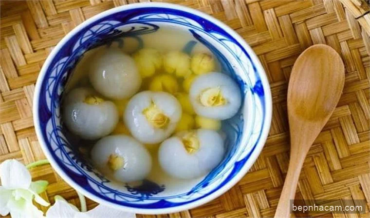 Bí quyết nấu Chè Hạt Sen Long Nhãn mềm bùi, ngọt thanh chuẩn vị nhà Cam