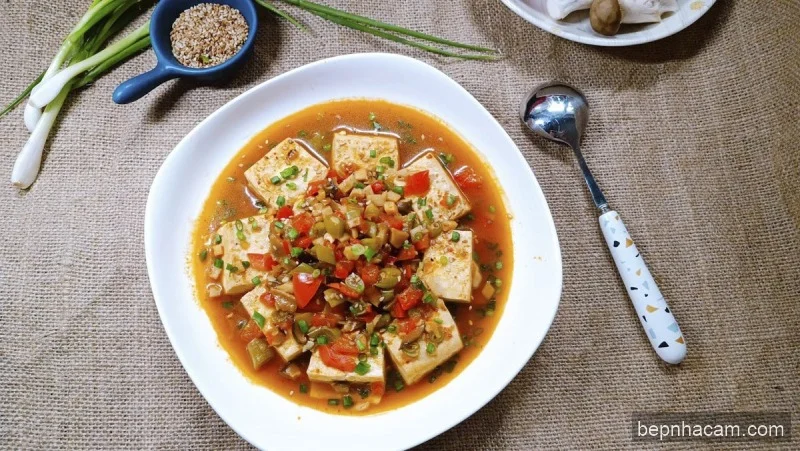 Đậu Hũ Tứ Xuyên Thanh Đạm Phiên Bản Chay